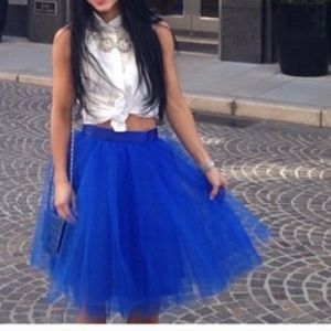 💙space 46 tulle skirt